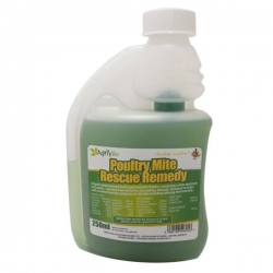 Poultry Mite Rescue Remedy. 250ml.